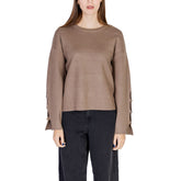 Vila Clothes Brown Viscose Sportswear -   -  Vila Clothes.
